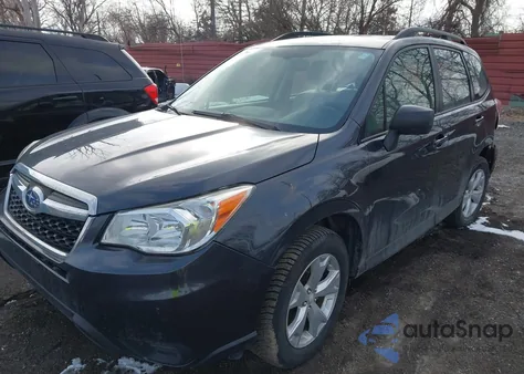 2015 Subaru Forester 2.5I z USA, uszkodzony, nr VIN JF2SJABC4FH817874